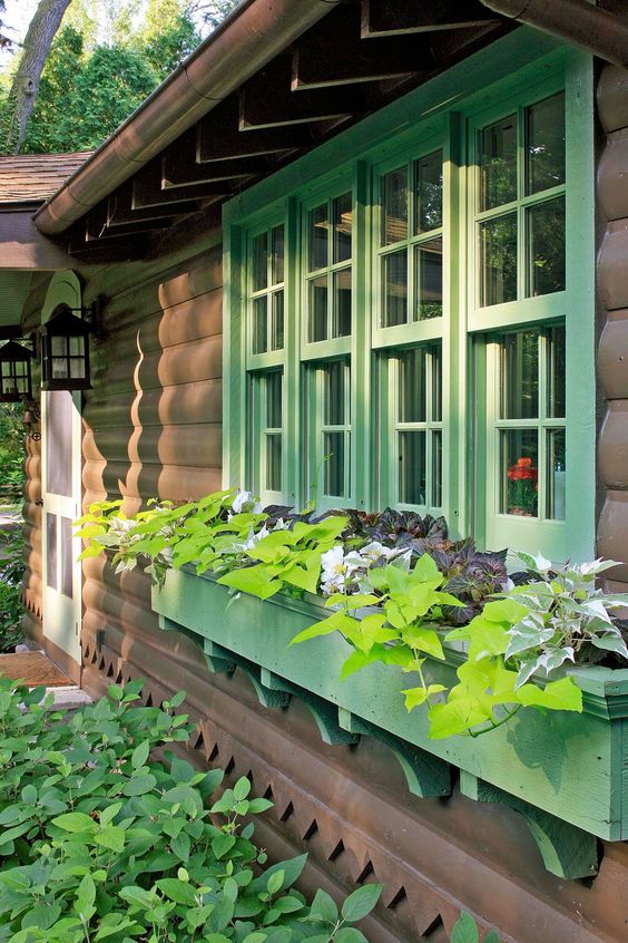 green georgian bar sash windows