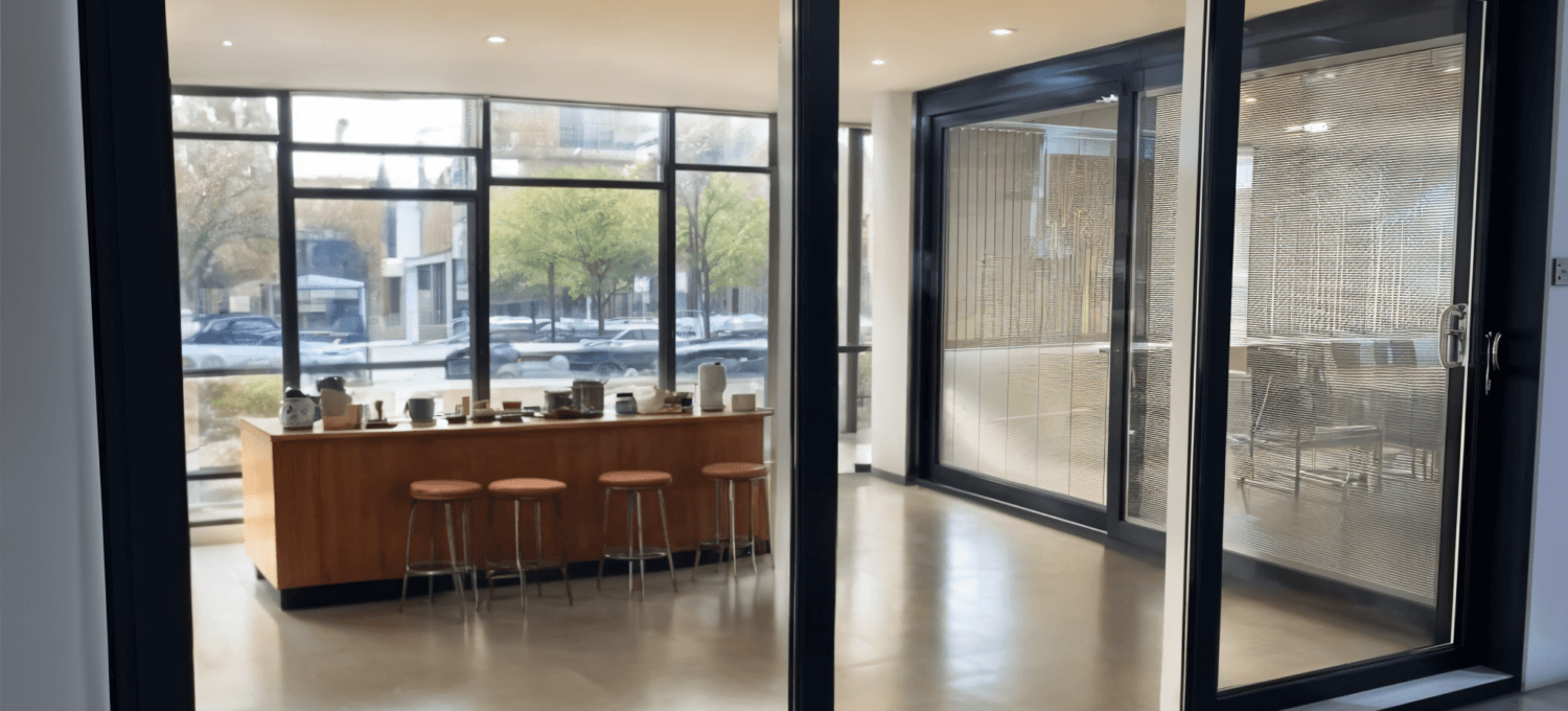 Aluminum sliding doors