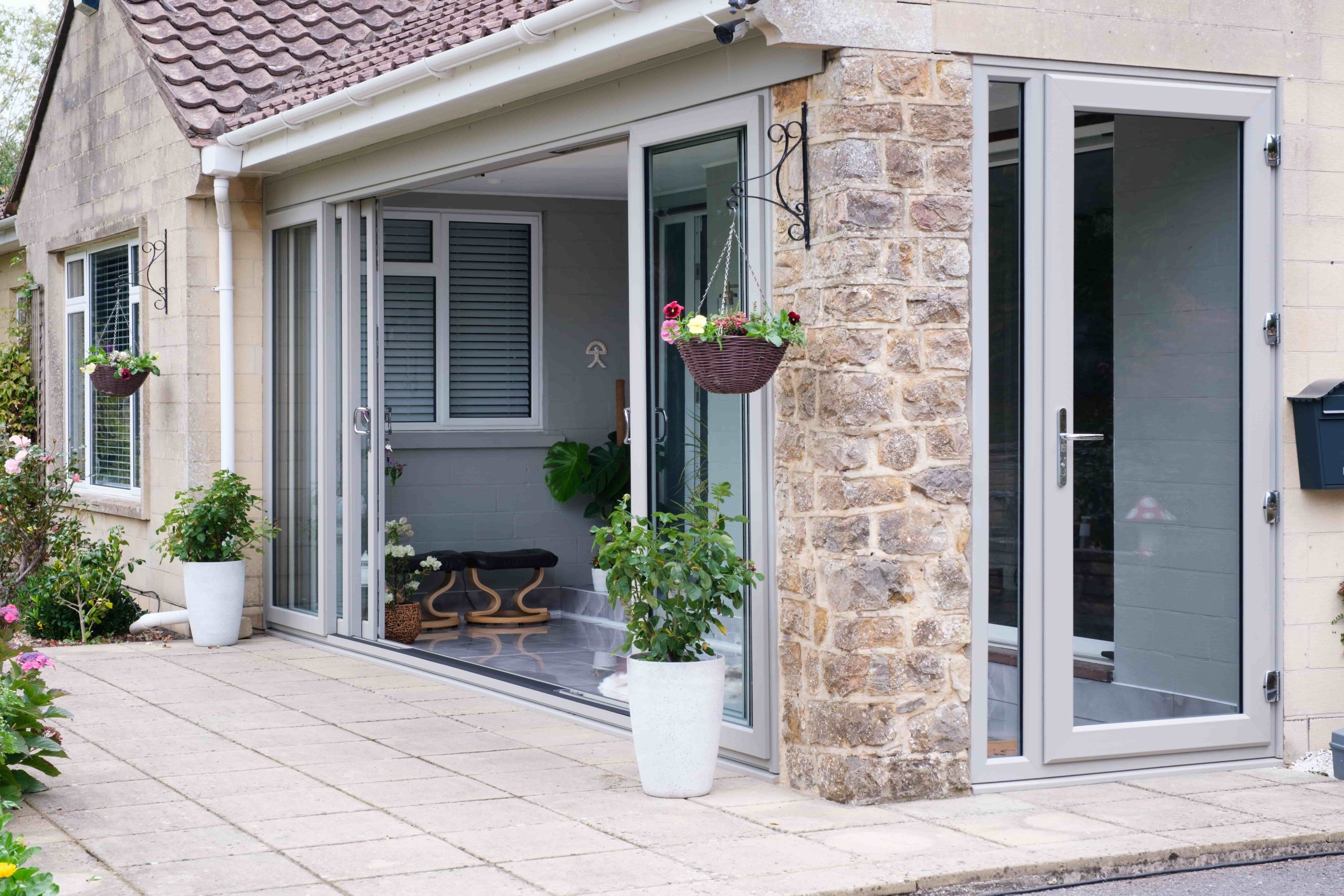 triple track sliding doors
