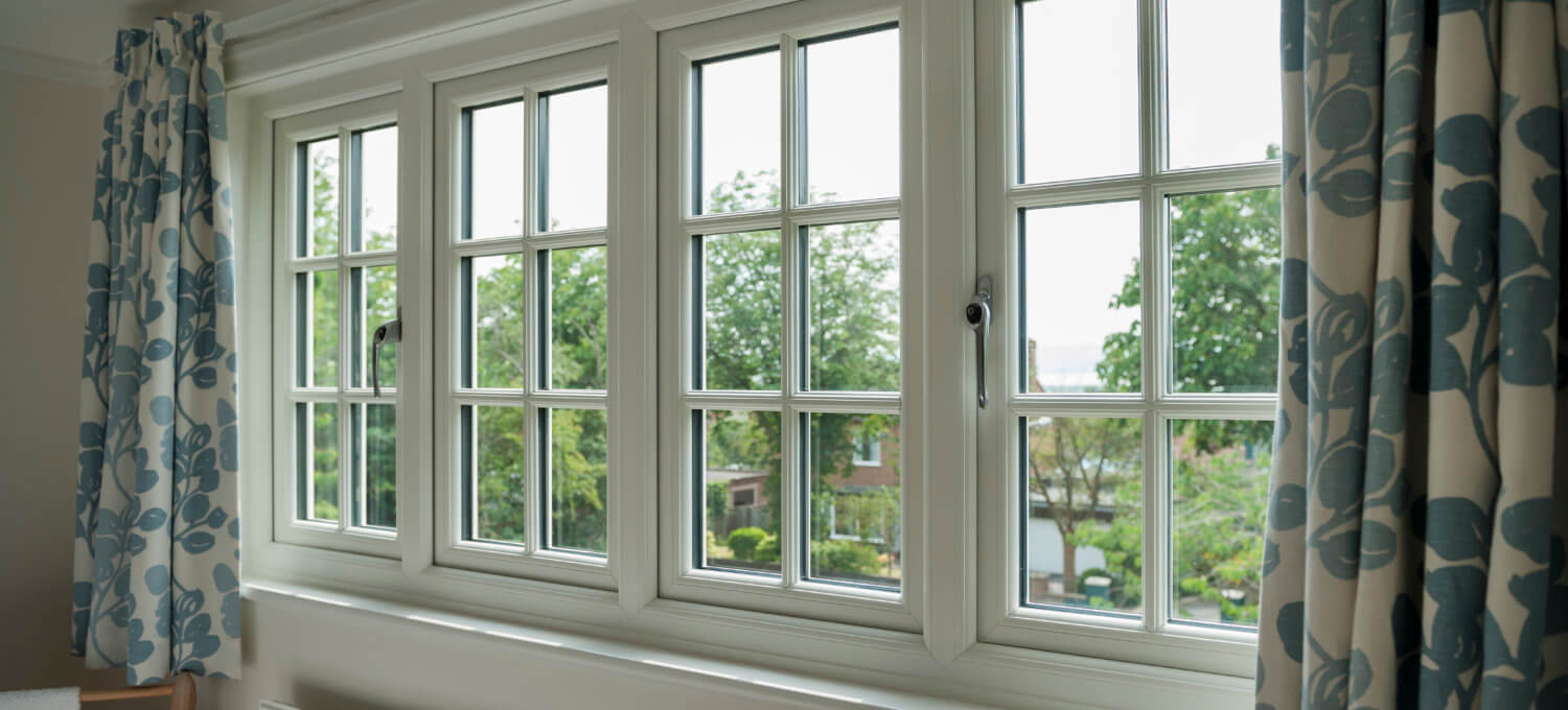 white sculptured sash window manufacturers