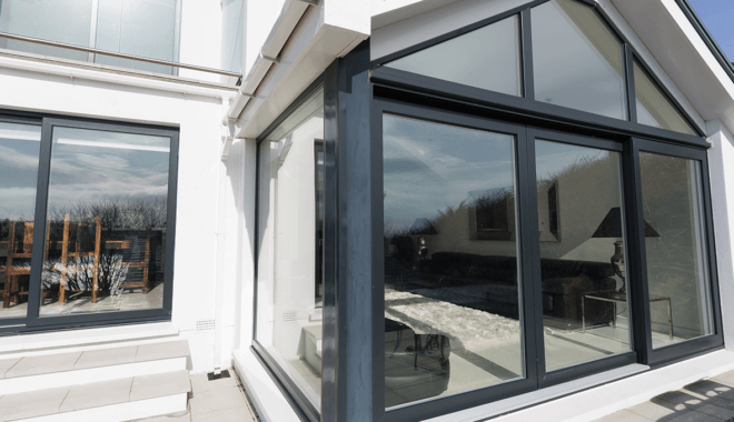 Black sliding window