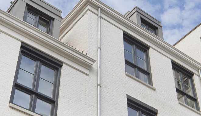 anthracite grey coloured uPVC windows