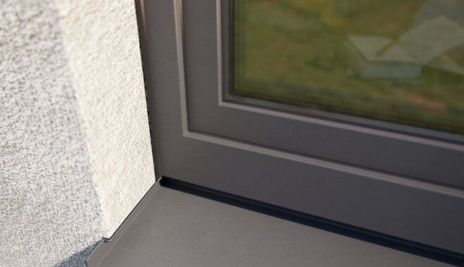 Grey uPVC Windows