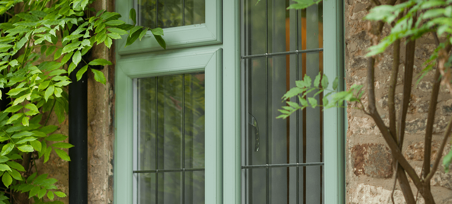 Chartwell green uPVC windows